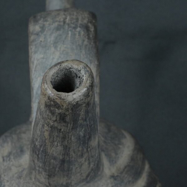 Pre Columbian Chimú Ceramic Ritual Bottle Ancient Artifact Peru - Imagen 14