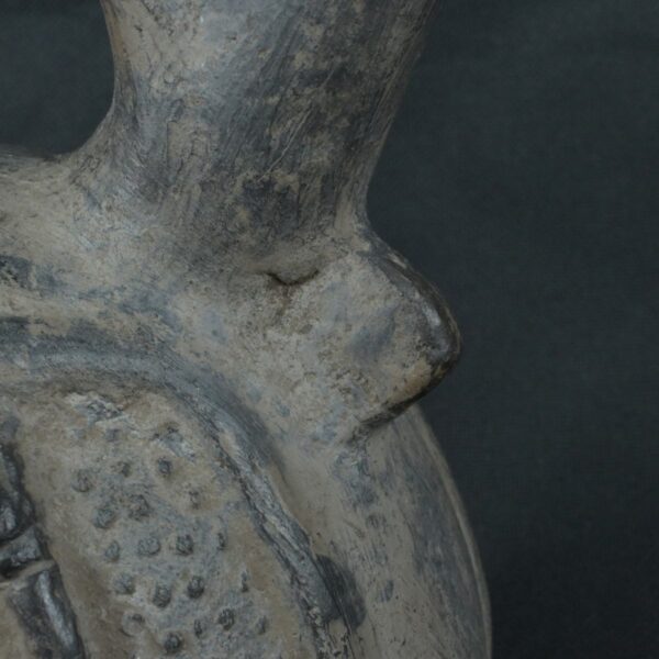 Pre Columbian Chimú Ceramic Ritual Bottle Ancient Artifact Peru - Imagen 17