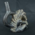Pre Columbian Moche Ceramic Bottle Ritual Artifact Andean Collector - Imagen 5