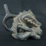 Pre Columbian Moche Ceramic Bottle Ritual Artifact Andean Collector - Imagen 6