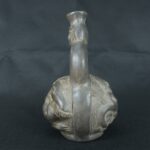 Pre Columbian Moche Ceramic Bottle Ritual Artifact Ancient Peru - Imagen 3
