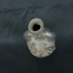Pre Columbian Moche Ceramic Bottle Ritual Artifact Ancient Peru - Imagen 9