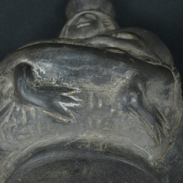 Pre Columbian Moche Ceramic Bottle Ritual Artifact Ancient Peru - Imagen 12