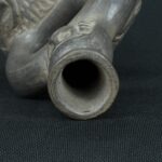 Pre Columbian Moche Ceramic Bottle Ritual Artifact Ancient Peru - Imagen 17
