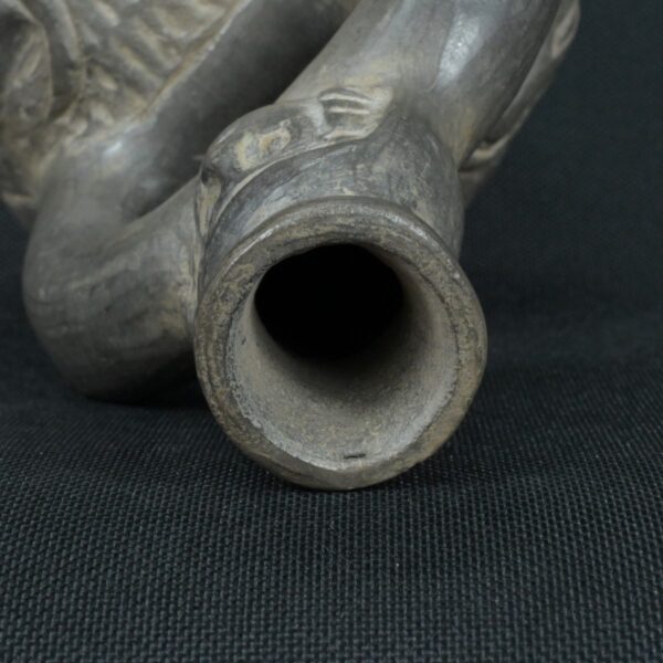 Pre Columbian Moche Ceramic Bottle Ritual Artifact Ancient Peru - Imagen 17
