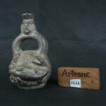 Pre Columbian Moche Ceramic Bottle Ritual Artifact Ancient Peru - Imagen 19