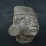 Pre Columbian Moche Ceramic Vessel Ritual Artifact Peru Collectible - Imagen 8