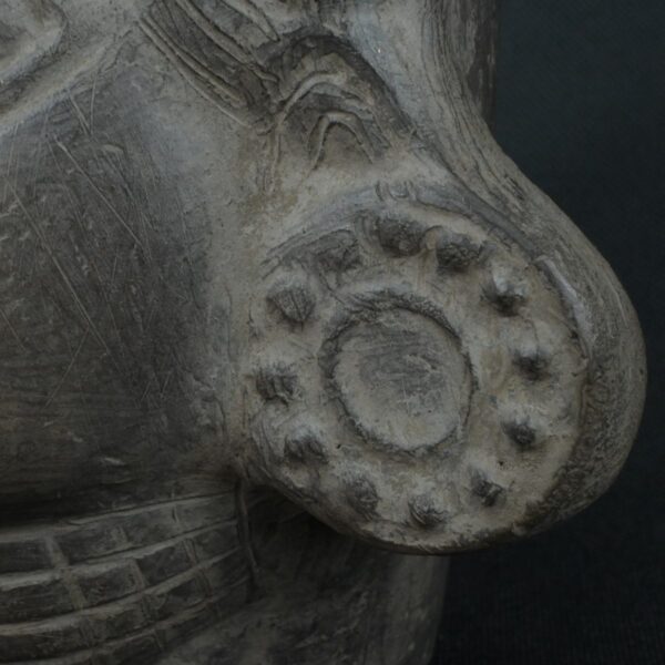 Pre Columbian Moche Ceramic Vessel Ritual Artifact Peru Collectible - Imagen 16