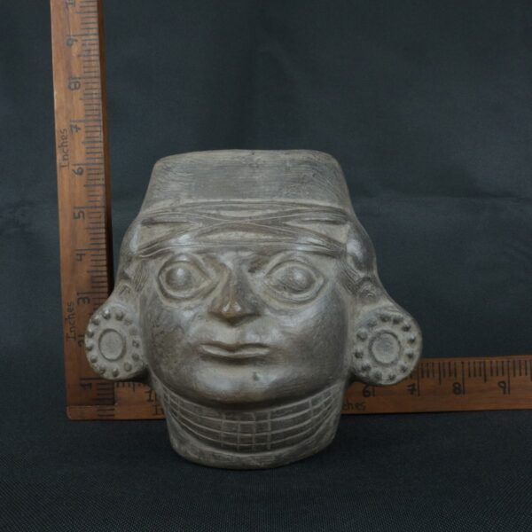 Pre Columbian Moche Ceramic Vessel Ritual Artifact Peru Collectible - Imagen 18