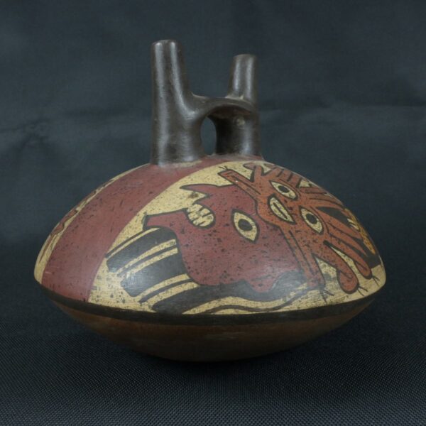Pre Columbian Nazca Pottery Vessel Ancient Artifact Peru Collectible - Imagen 4