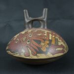 Pre Columbian Nazca Pottery Vessel Ancient Artifact Peru Collectible - Imagen 5