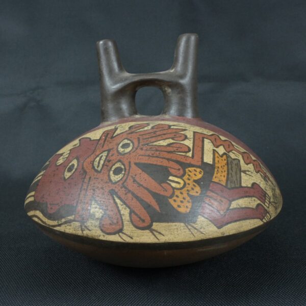 Pre Columbian Nazca Pottery Vessel Ancient Artifact Peru Collectible - Imagen 5
