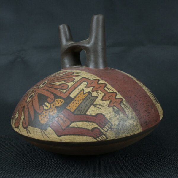 Pre Columbian Nazca Pottery Vessel Ancient Artifact Peru Collectible - Imagen 6