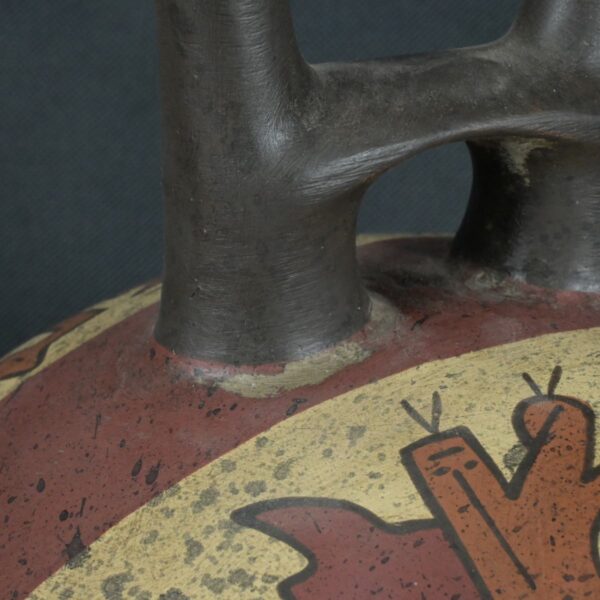 Pre Columbian Nazca Pottery Vessel Ancient Artifact Peru Collectible - Imagen 12