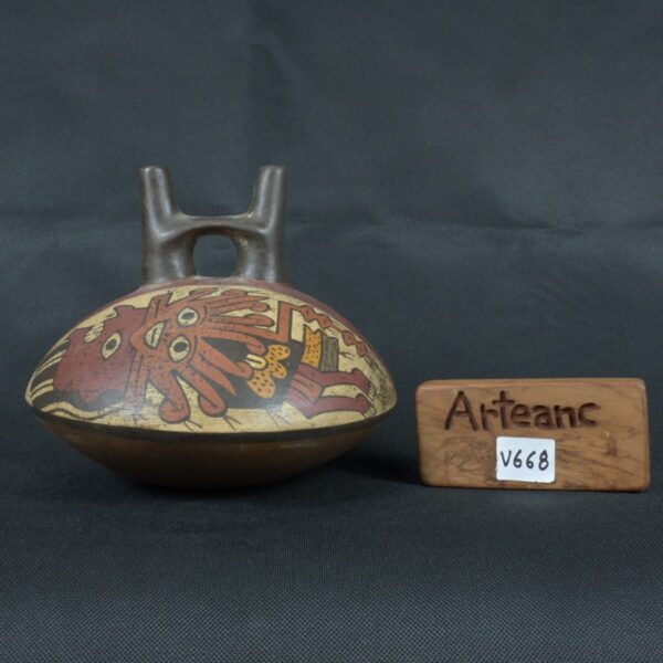 Pre Columbian Nazca Pottery Vessel Ancient Artifact Peru Collectible - Imagen 17