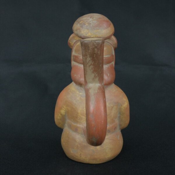 Pre Columbian Moche Pottery Vessel Ancient Artifact Peru Collectible - Imagen 4