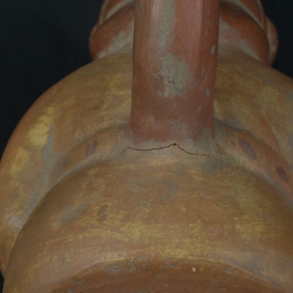 Pre Columbian Moche Pottery Vessel Ancient Artifact Peru Collectible - Imagen 15