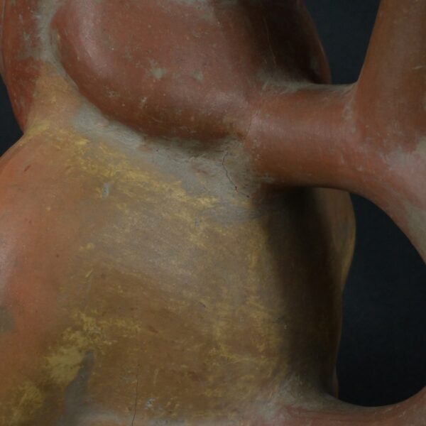 Pre Columbian Moche Pottery Vessel Ancient Artifact Peru Collectible - Imagen 20