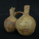 Pre Columbian Moche Ceramic Whistle Ritual Artifact Peru Collectible - Imagen 2