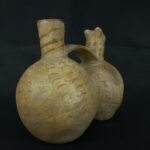 Pre Columbian Moche Ceramic Whistle Ritual Artifact Peru Collectible - Imagen 4