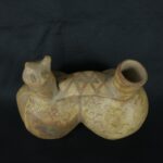 Pre Columbian Moche Ceramic Whistle Ritual Artifact Peru Collectible - Imagen 9