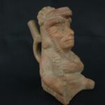 Pre Columbian Moche Ceramic Warrior Bottle Ritual Artifact Collectible - Imagen 7