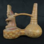 Pre Columbian Nazca Ceramic Whistle Ritual Artifact Collectible - Imagen 2