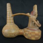 Pre Columbian Nazca Ceramic Whistle Ritual Artifact Collectible - Imagen 6