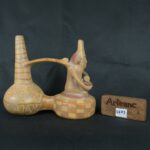 Pre Columbian Nazca Ceramic Whistle Ritual Artifact Collectible - Imagen 17
