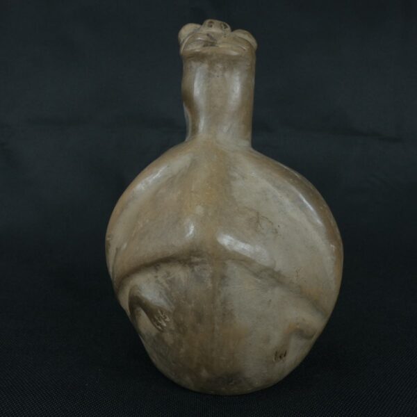 Pre Columbian Moche Ceramic Whistle Ancient Andean Artifact - Imagen 7