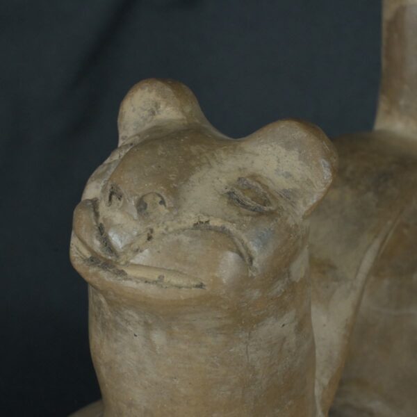 Pre Columbian Moche Ceramic Whistle Ancient Andean Artifact - Imagen 12