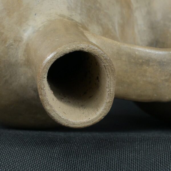 Pre Columbian Moche Ceramic Whistle Ancient Andean Artifact - Imagen 18