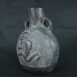 Pre Columbian Moche Ceramic Vessel Ancient Ritual Artifact Peru - Imagen 2