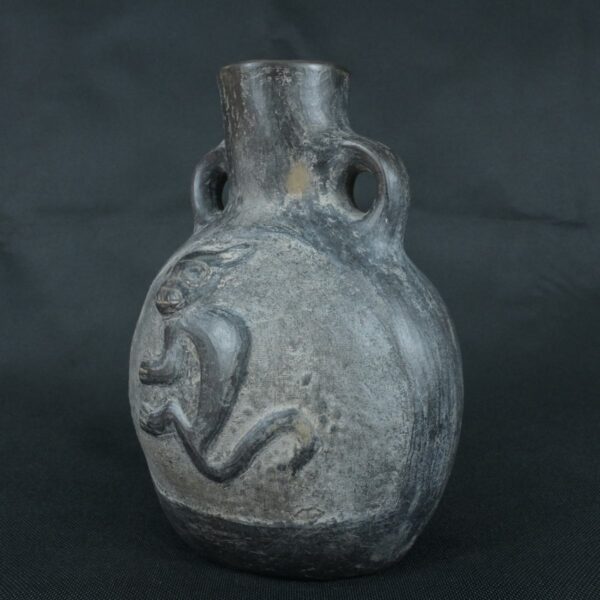 Pre Columbian Moche Ceramic Vessel Ancient Ritual Artifact Peru - Imagen 2