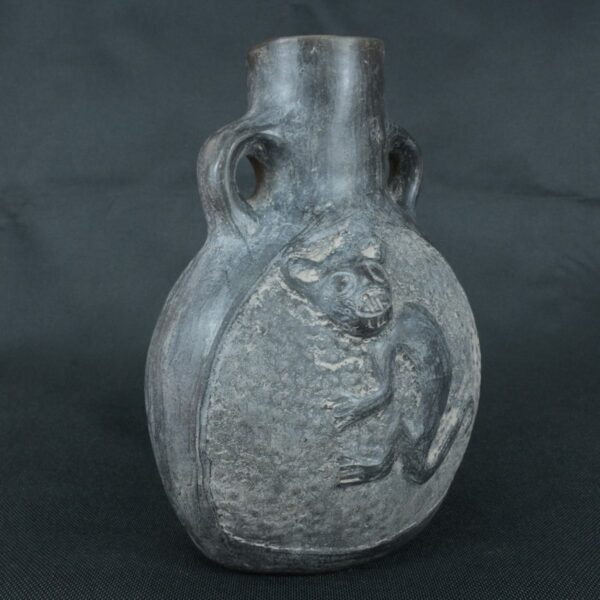 Pre Columbian Moche Ceramic Vessel Ancient Ritual Artifact Peru - Imagen 4