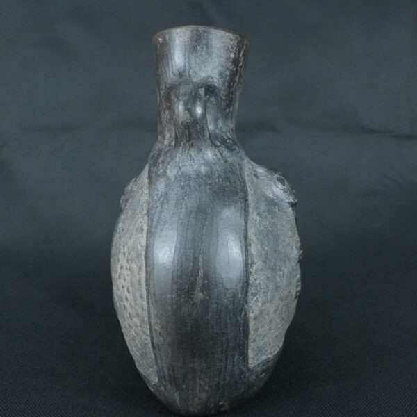 Pre Columbian Moche Ceramic Vessel Ancient Ritual Artifact Peru - Imagen 7