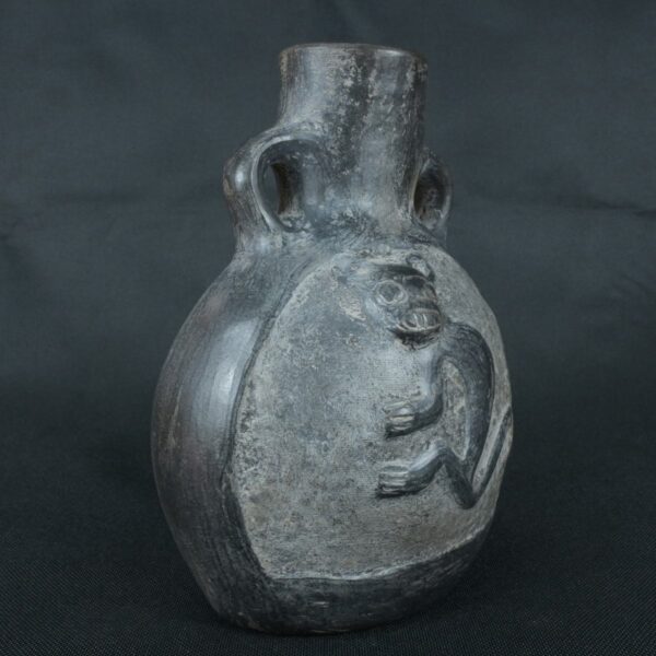 Pre Columbian Moche Ceramic Vessel Ancient Ritual Artifact Peru - Imagen 8
