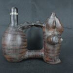 Pre Columbian Vicus Ceramic Double Chamber Whistling Ritual Artifact - Imagen 6