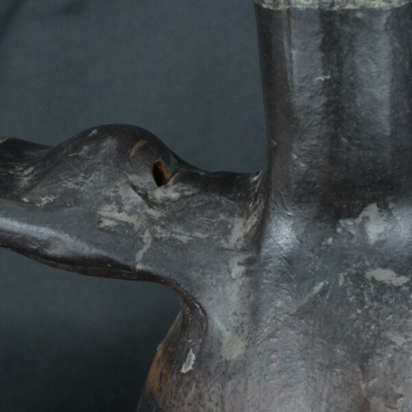Pre Columbian Vicus Ceramic Double Chamber Whistling Ritual Artifact - Imagen 15