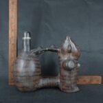 Pre Columbian Vicus Ceramic Double Chamber Whistling Ritual Artifact - Imagen 17