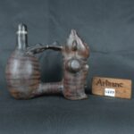 Pre Columbian Vicus Ceramic Double Chamber Whistling Ritual Artifact - Imagen 18