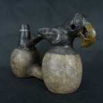 Pre Columbian Moche Ceramic Whistle Ritual Artifact Andean Collectible - Imagen 6