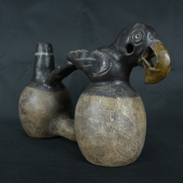 Pre Columbian Moche Ceramic Whistle Ritual Artifact Andean Collectible - Imagen 6