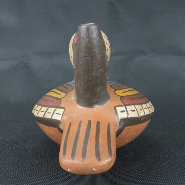Pre Columbian Nazca Pottery Bird Vessel Ceremonial Artifact - Imagen 3