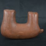 Pre Columbian Moche Pottery Animal Vessel Ceremonial Artifact - Imagen 10