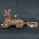 Pre Columbian Moche Pottery Animal Vessel Ceremonial Artifact - Imagen 19