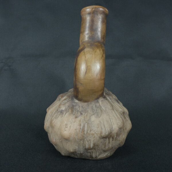Pre Columbian Chavin Ceramic Bottle Ritual Artifact Andean Collectible - Imagen 3