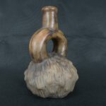 Pre Columbian Chavin Ceramic Bottle Ritual Artifact Andean Collectible - Imagen 8