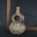 Pre Columbian Chavin Ceramic Bottle Ritual Artifact Andean Collectible - Imagen 14