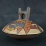 Pre Columbian Nazca Ceramic Bottle Ritual Artifact Andean Culture - Imagen 2